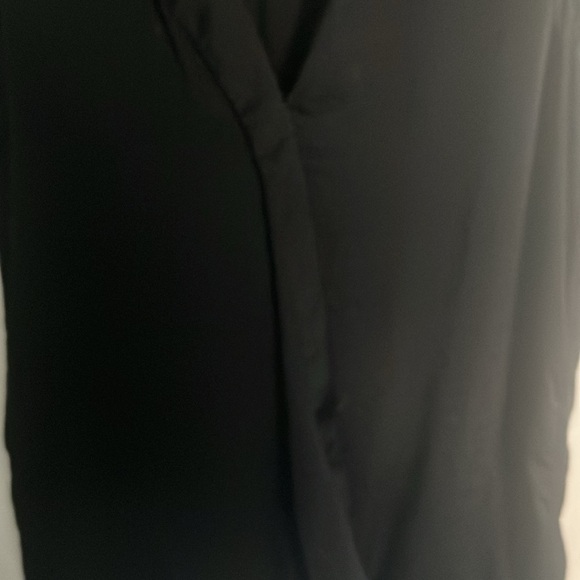 New York and Company Silk Black Blouse - Picture 3 of 5